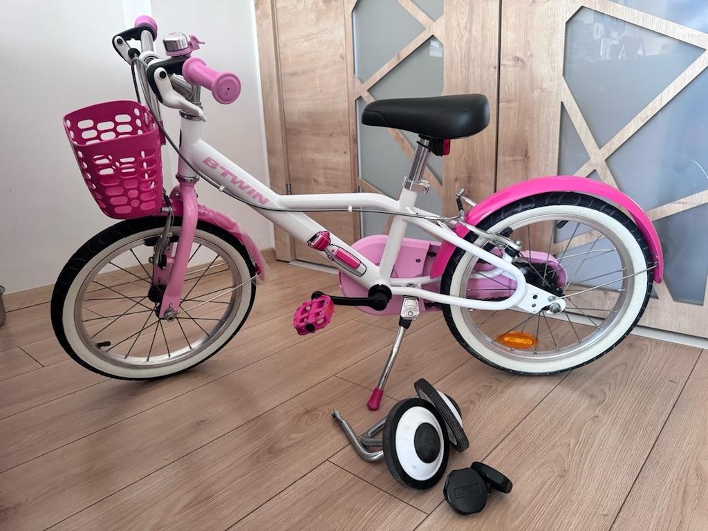 decathlon çocuk bisikleti 16 inç 500 doctor girl orjinal B’Twin 4-7yaş - 4