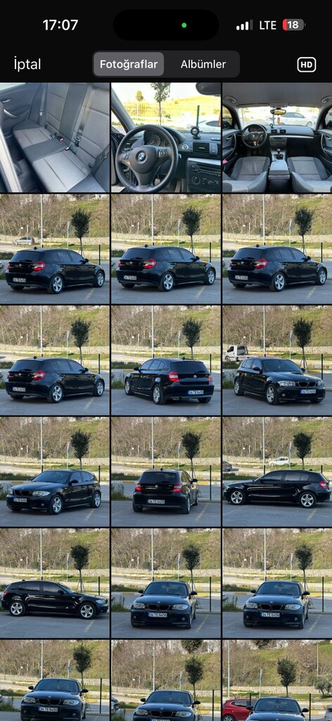 2005 Model BMW 116i 234*** km de 3 Parça Boya Değişen yok Lpg li - 12