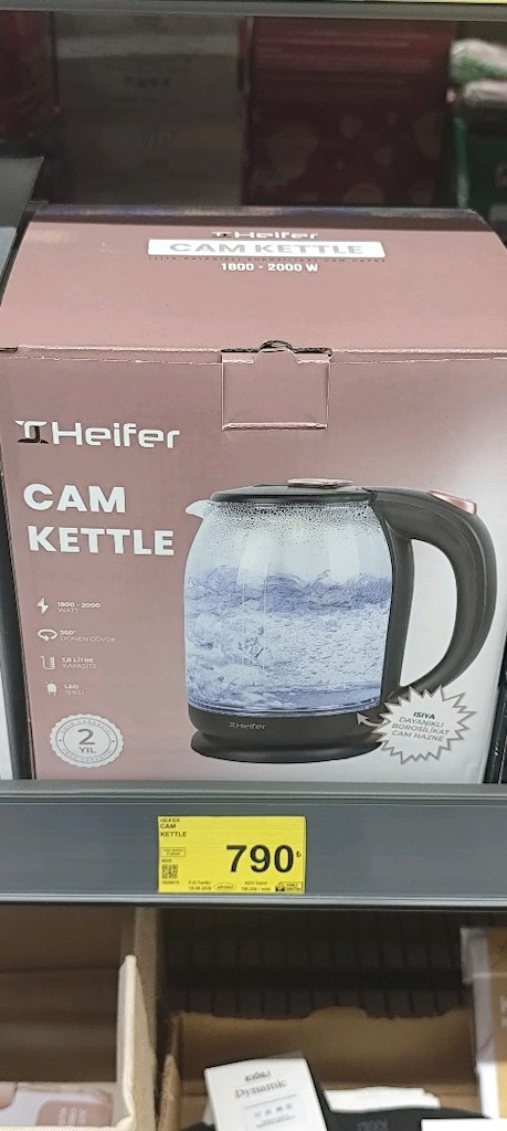 Kettle LED li su ısıtıcı yeni kutusun'da - 13