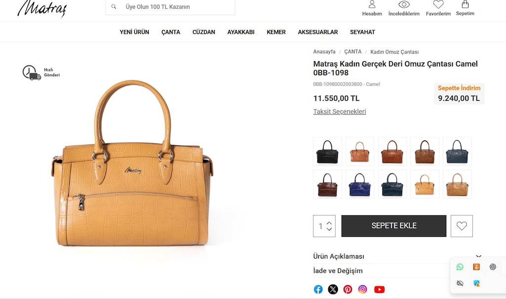 Matraş Camel 0BB-1098 KÂR AMAÇLI DEĞİL. KOMİK FİYATA - 3