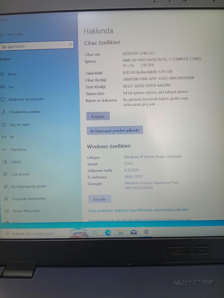 ASUS SONİCMASTER X505BP LAPTOP - 6