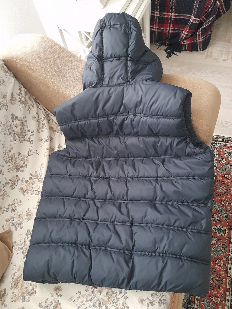 DEFACTO KOLSUZ - KAPŞONLU YELEK -( L BEDEN ) - 2