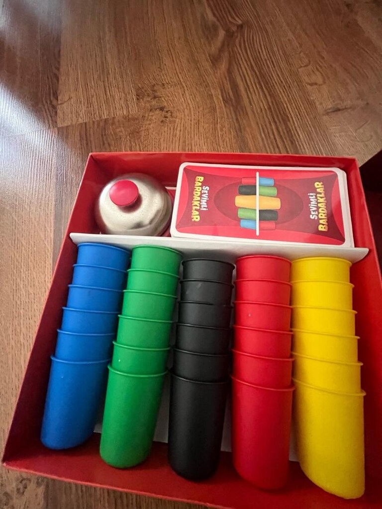 kutu oyunları buz kırma sevimli bardaklar lisanslı puzzle jenga - 2