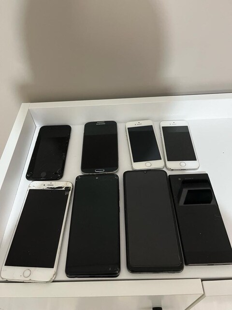 8 Adet Arızalı Telefon Lotu – iPhone, Samsung, Sony – Yedek Parça
