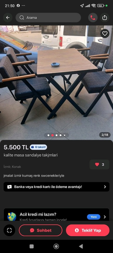 masa sandalye takimlari - 2