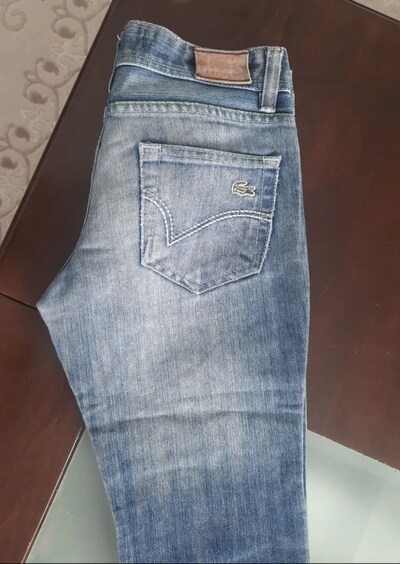 Kadın Low waist Orijinal Lacòste jean