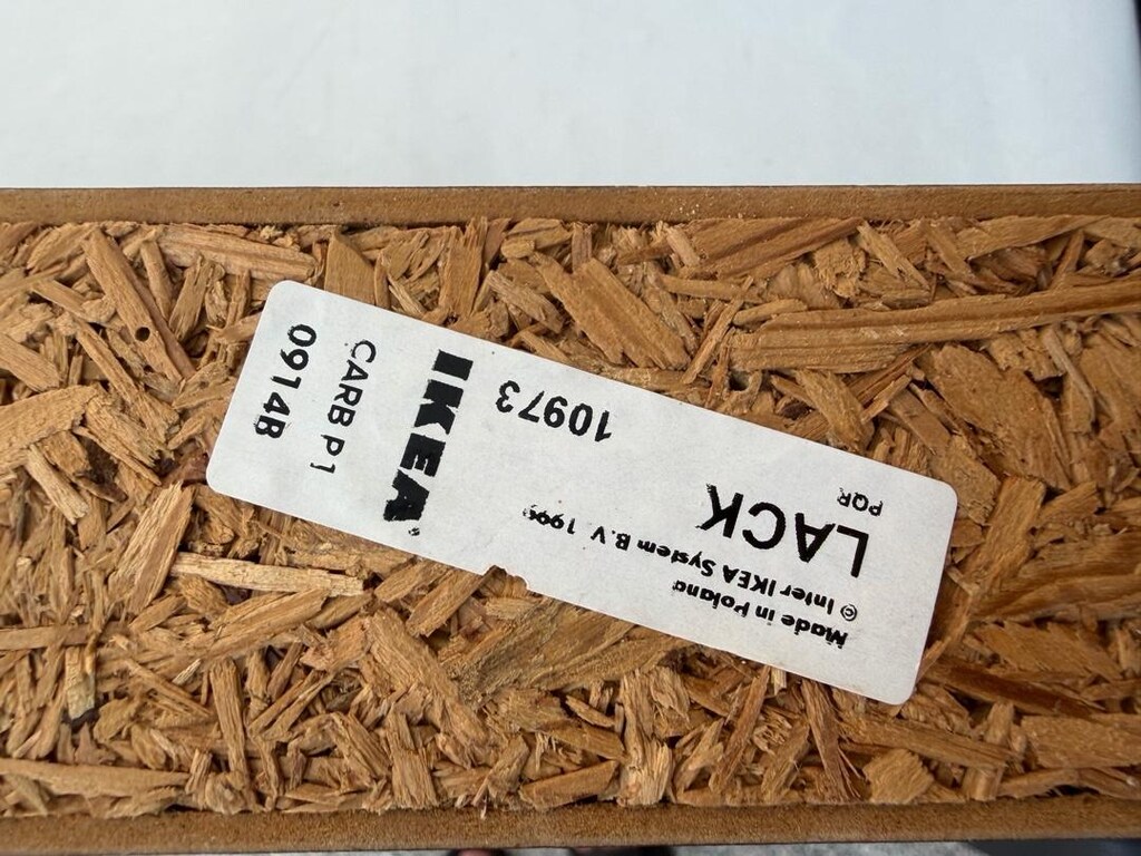 Ikea LACK ayaksiz duvar rafi, siyah,110x26 cm - 2