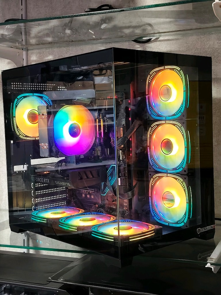 8GB RTX 4060 RYZEN 5 5600 16GB RAM 512GB M2SSD 600W AKVARYUM KASA - 7
