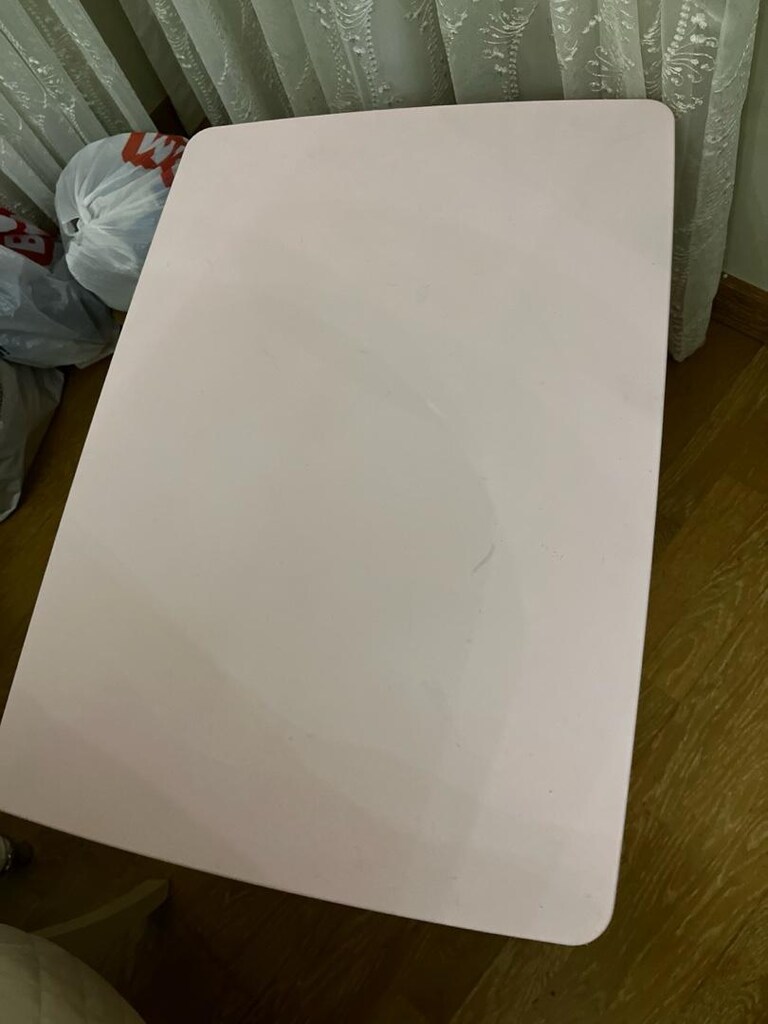 İkea pembe mammut çocuk masası 77x55 - 3