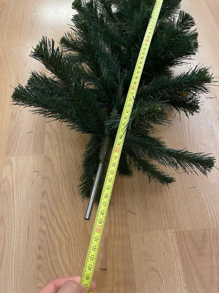 Yapay Yeşil Yılbaşı Çamı 130 cm boy - 9