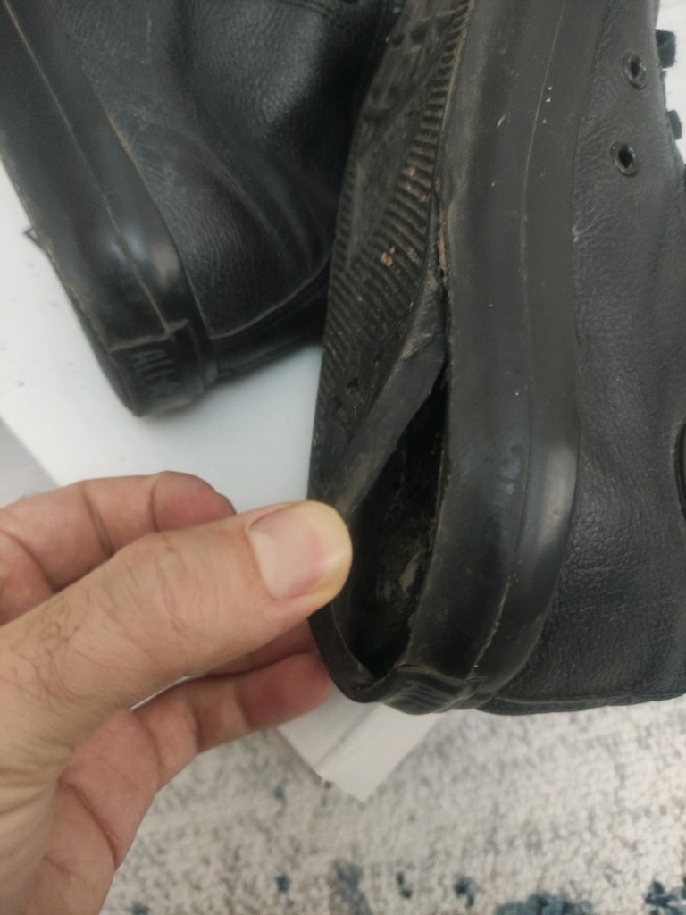 Converse allstar erkek siyah deri ayakkabı 45 numara - 4