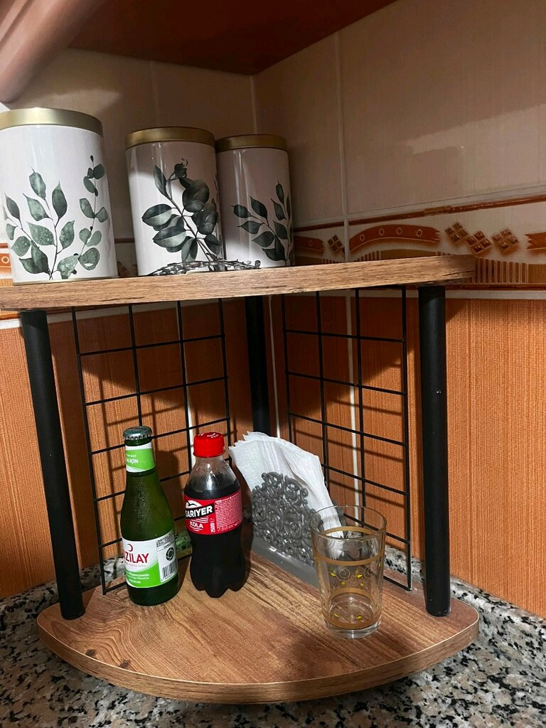 Mutfak standı mutfak rafı kahve köşesi tezgah düzenleyici - 3