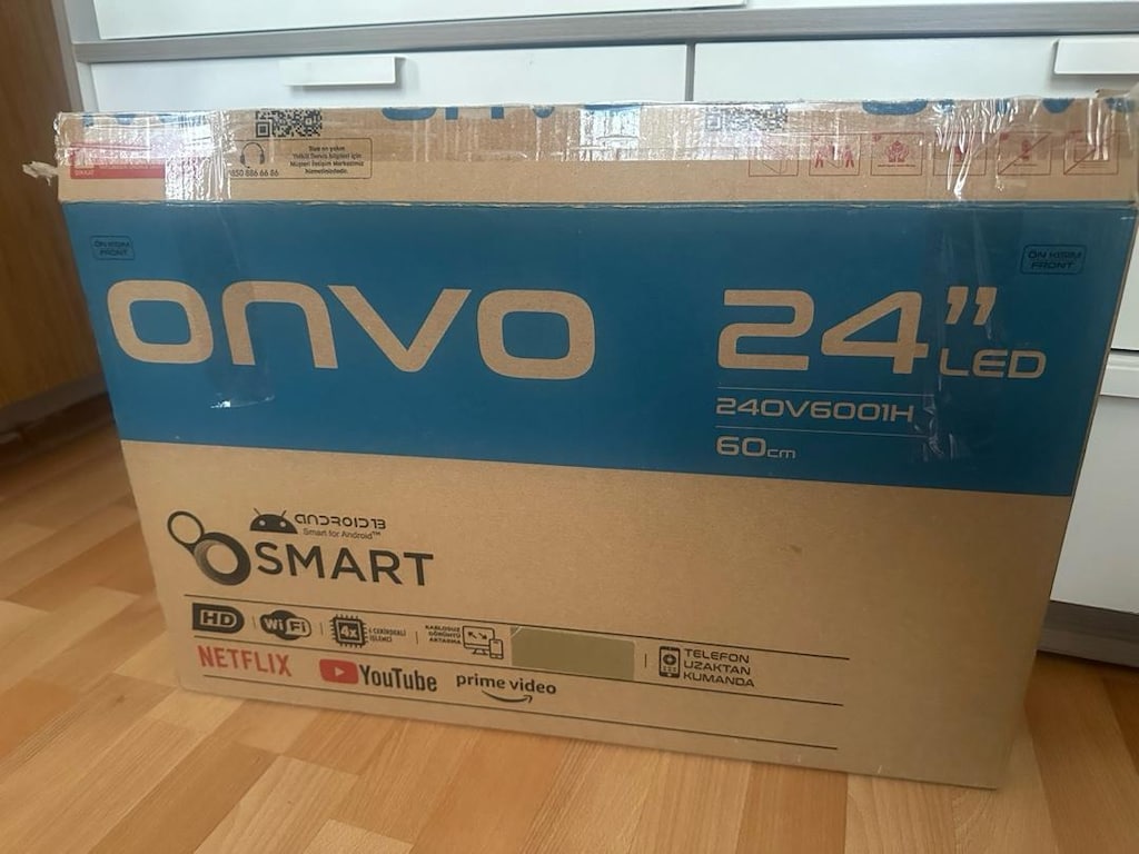 Onvo 24OV6001H HD 24" 61 Ekran Uydu Alıcılı Android Smart LED TV(12 Vo - 3