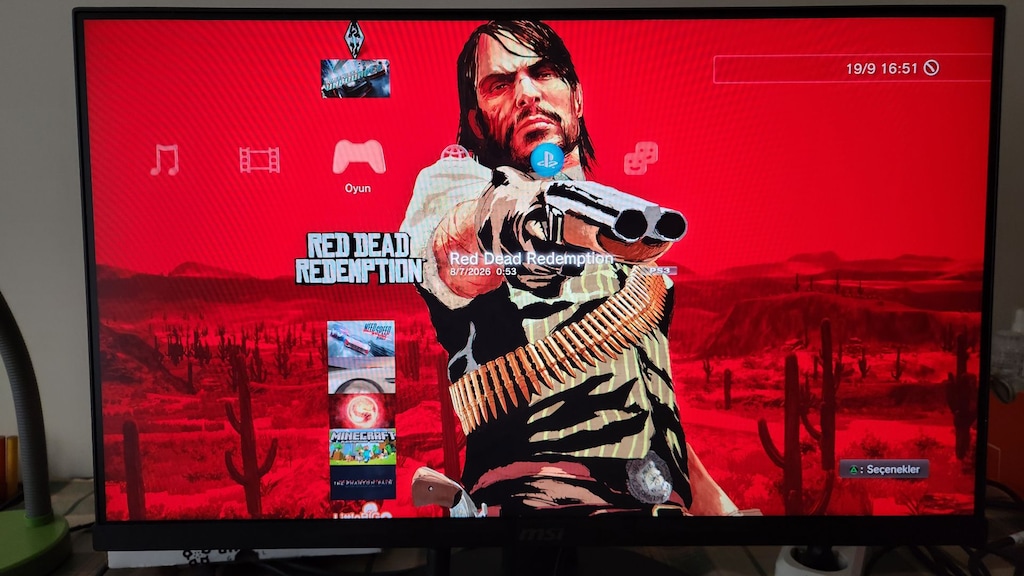 PS3 Slim 500 GB, 43 Popüler Oyunlu, Çift Kollu Sorunsuz Tertemiz - 16