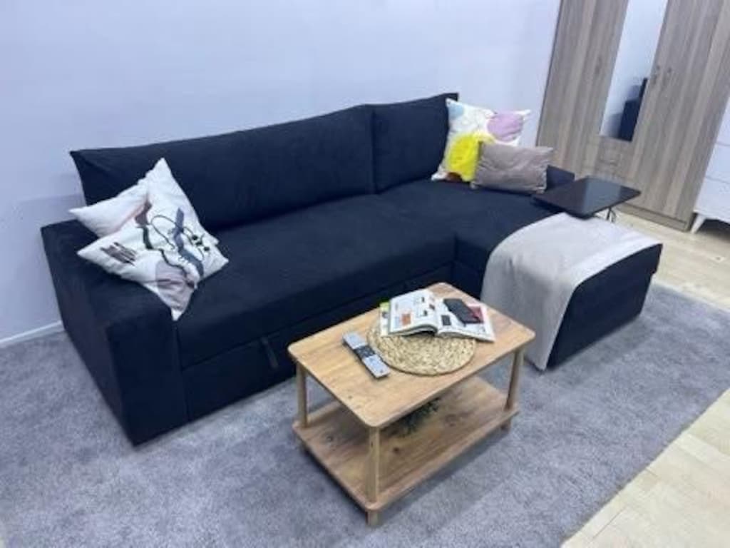 IKEA VİLLASUND SIFIR KAPLAMA YATAKLI BAZALI L KÖŞE KOLTUK KANEPE - 2