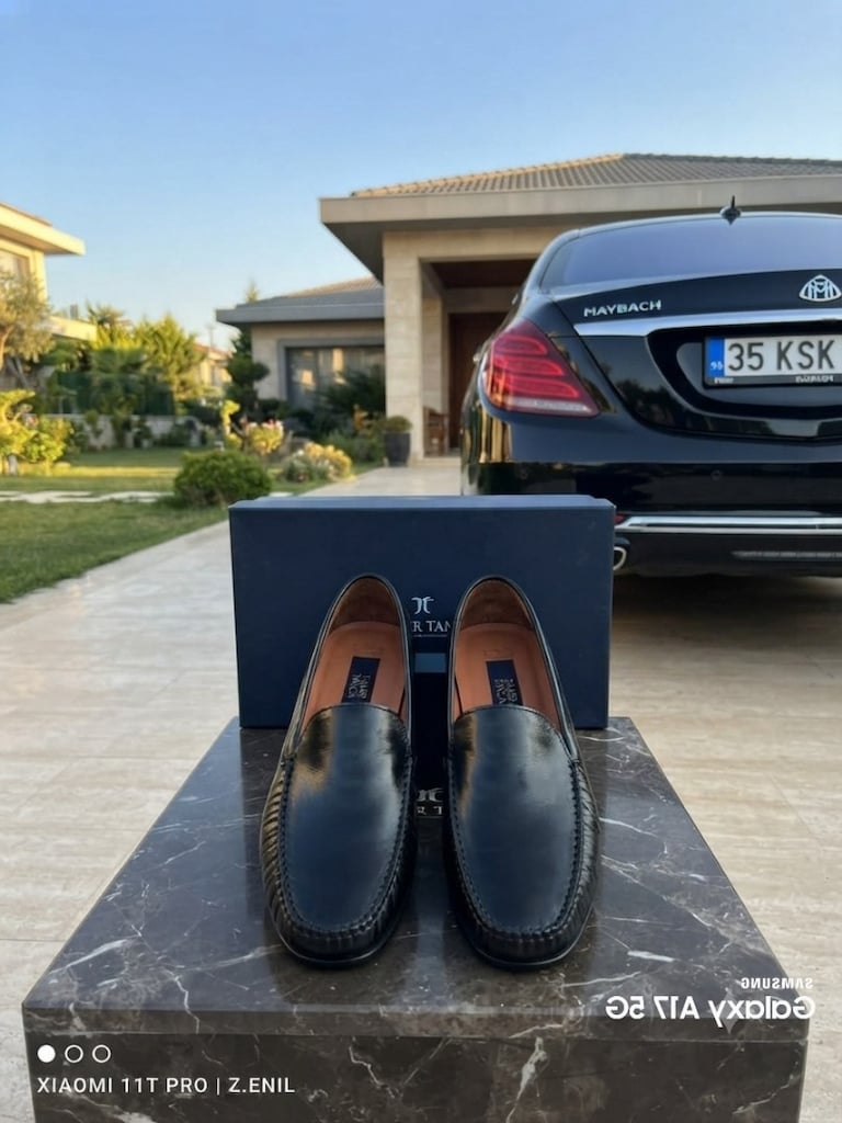TAMER TANCA ERKEK DERİ LOAFER driving shoes AYAKKABI SIFIR 44 - 5