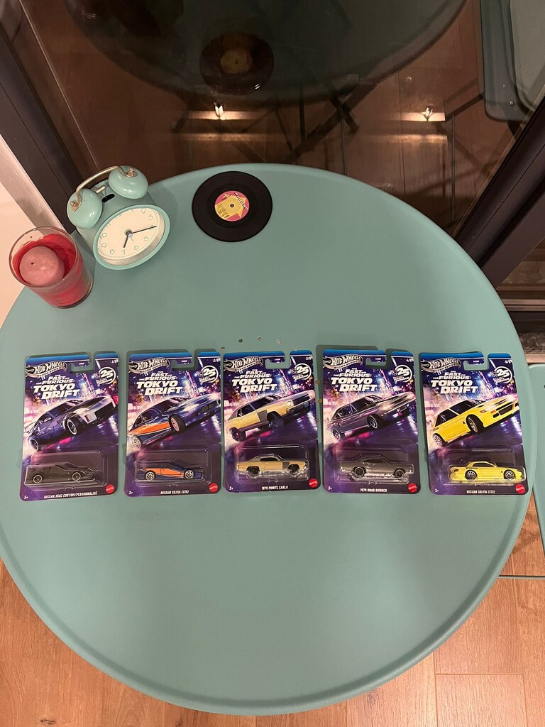 Sıfır Hot Wheels Hızlı ve Öfkeli Tokyo Drift Full Set (5 adet araba) - 5