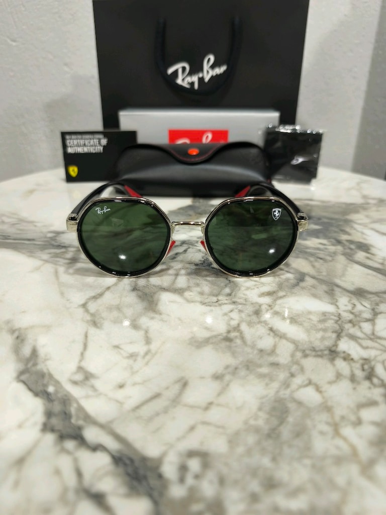 Ray-Ban 3703 Ferrari serisi Yuvarlak Güneş Gözlüğü orj - 2