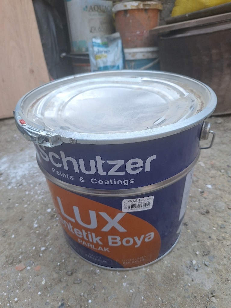 sıfır ürün 12 kg slzik bayrak kırmızı yağlı boya - 3