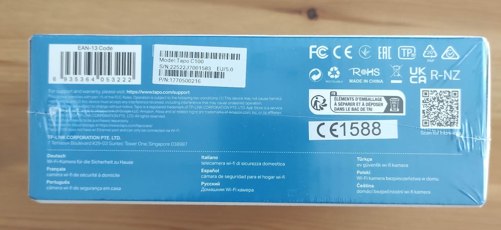 TP-Link Tapo C100 1080p Wi-Fi Güvenlik Sıfır Jelatinli - 4