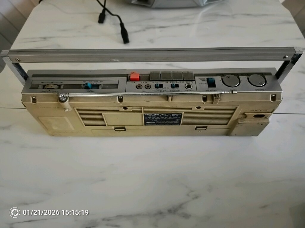jvc kasetçalar ses kalitesi başarılı. sağlam temiz. vintage kasetçalar - 2