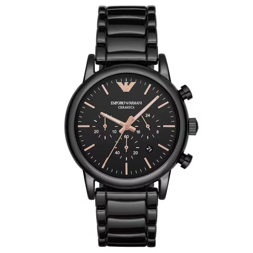 ORJİNAL EMPORİO ARMANİ SERAMİK ERKEK KOL SAATİ - 9