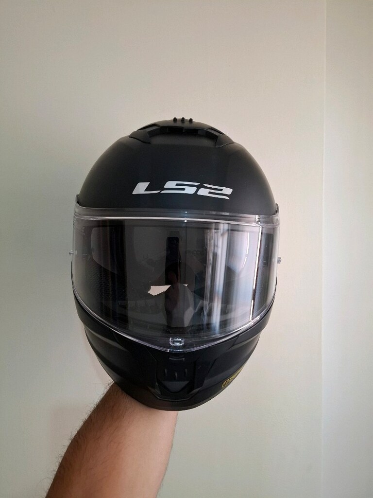 Ls2 Stream 2 Full Motorcu Kaskı Mat Siyah Güneş Vizörlü XL Beden - 3