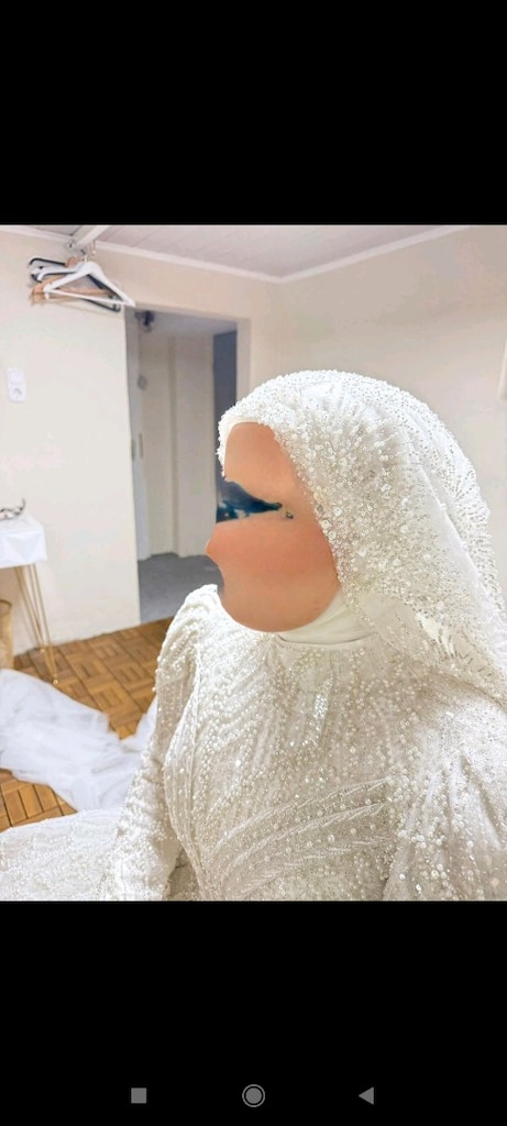 gelinlik tesettür gelinlik Almanyadan getirtilicektir - 5
