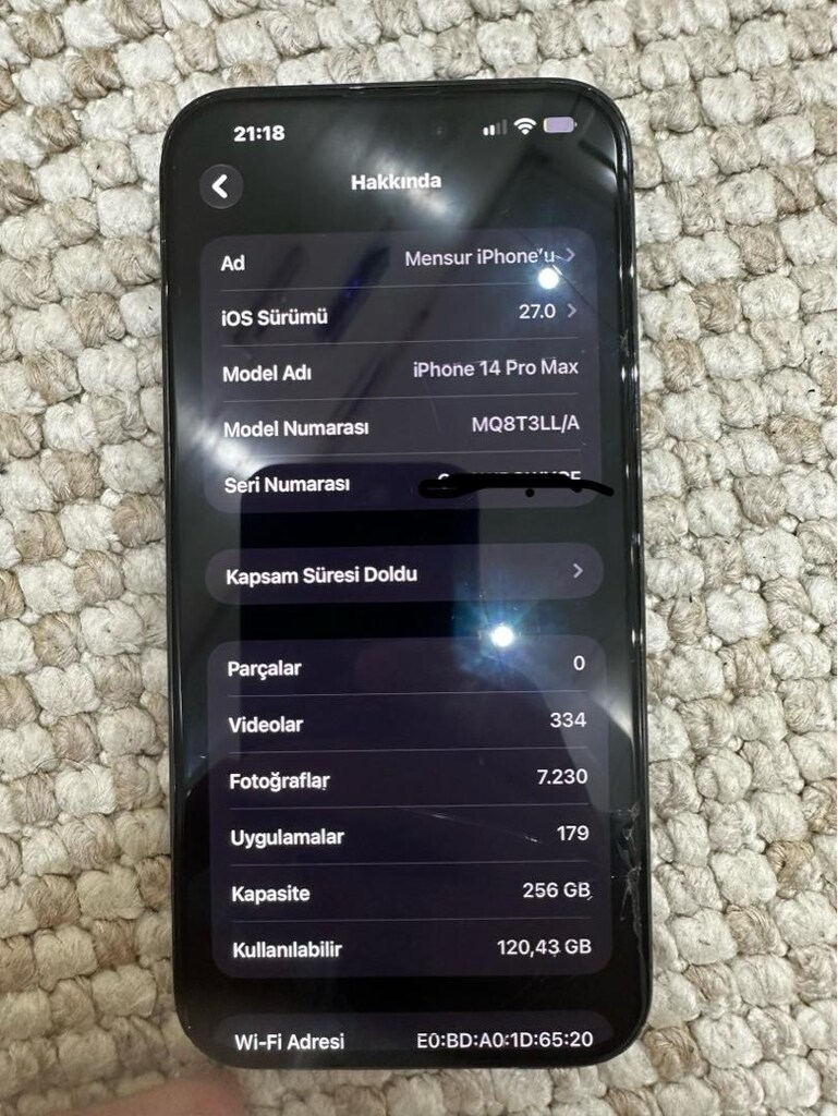 5G - SİYAH 14 PROMAX 256GB - YURTDIŞI KAYITLI - 9
