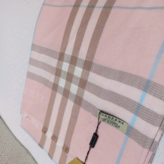 Burberry Şal kaşmir pudra renk
