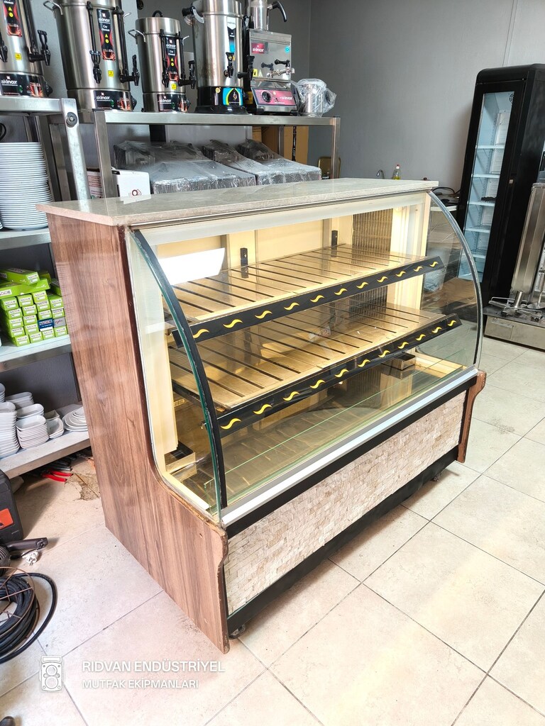 Meze dolabı kebap dolabı çikolata pasta teşhir vitrin soğutucu dolap - 2
