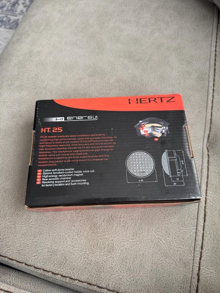 hertz ht25 tweeter tiz - 2