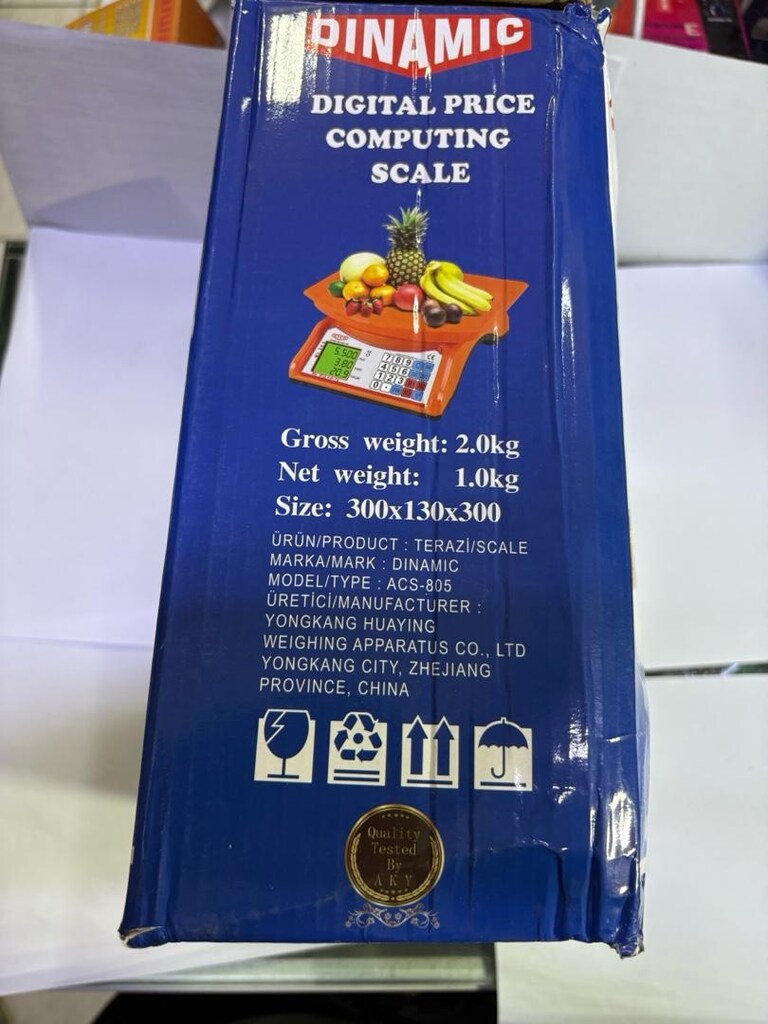 Dinamic ACS-805 Dijital Fiyat Hesaplamalı Terazi 40 Kg – Baskül - 7