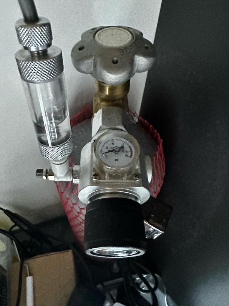 akvaryum dış filtre, chihiros marka regulator ve co2 tüp (5 kg) - 9
