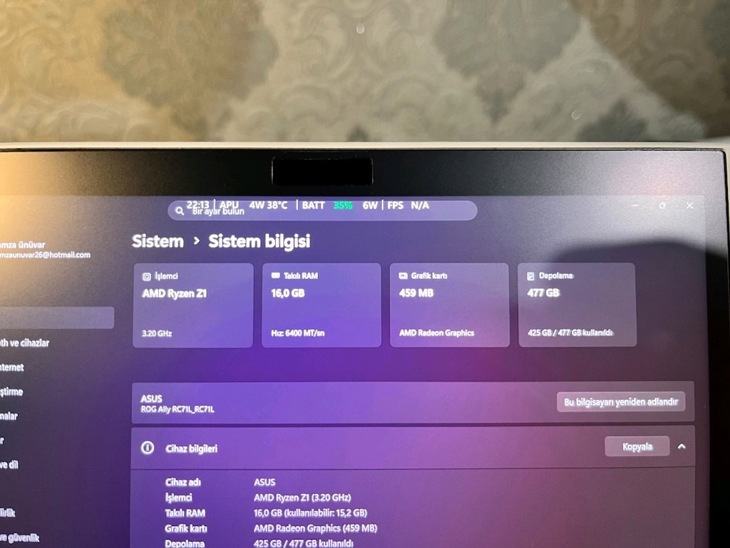 ASUS ROG ALLY Z1 - 6