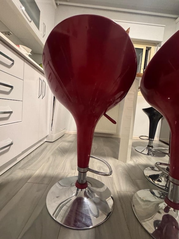 2 Adet Ayarlanabilir Bar Taburesi – Krom Ayaklı - 3
