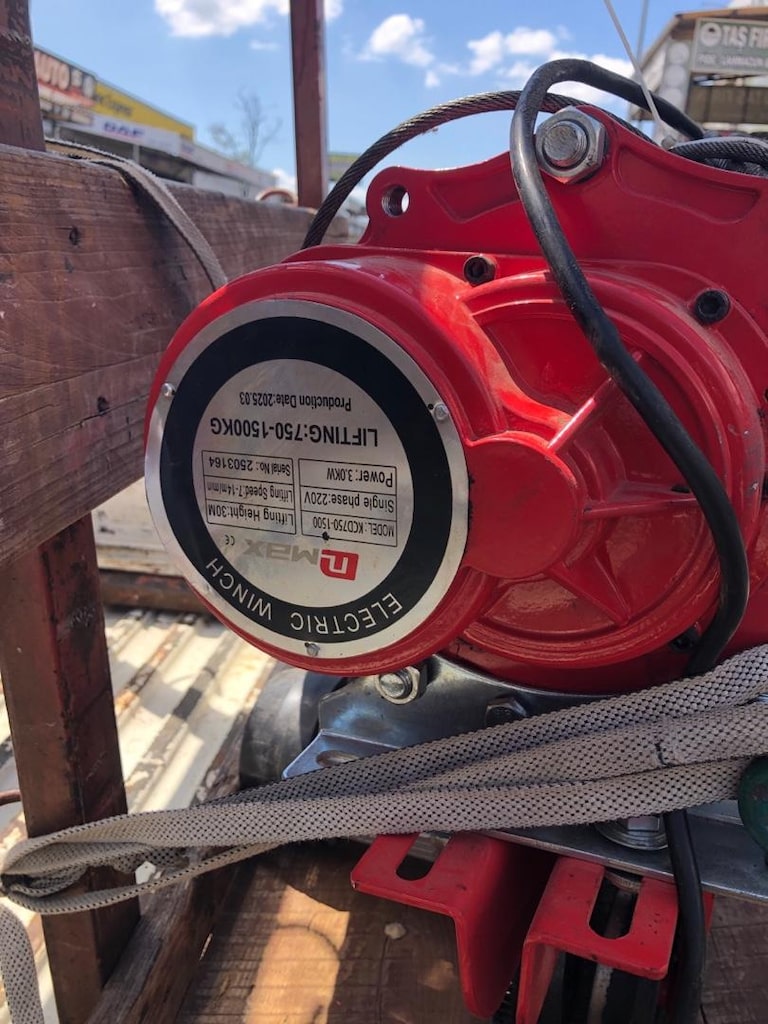 DLMAX 750/1500 KG 30 Metre Elektrikli Şaryolu Vinç - 4