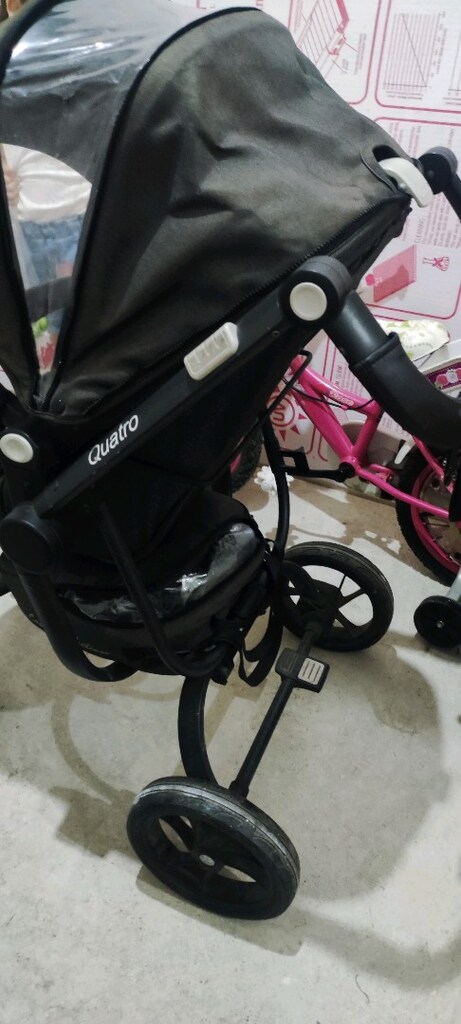 Casual Quatro Trona Safe Antrasit Travel Sistem Bebek Arabası - 16