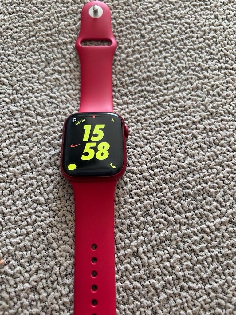 apple watch7 45mm cellular e-sim tr garantili pil 97 - 6