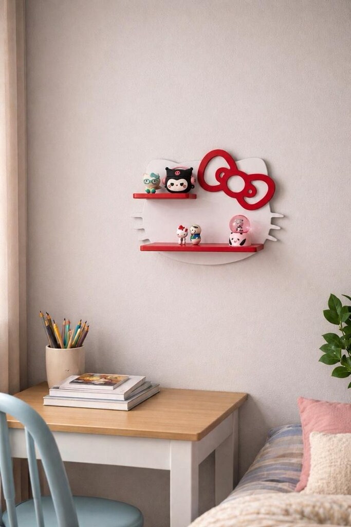 Hello Kitty Duvar Rafı