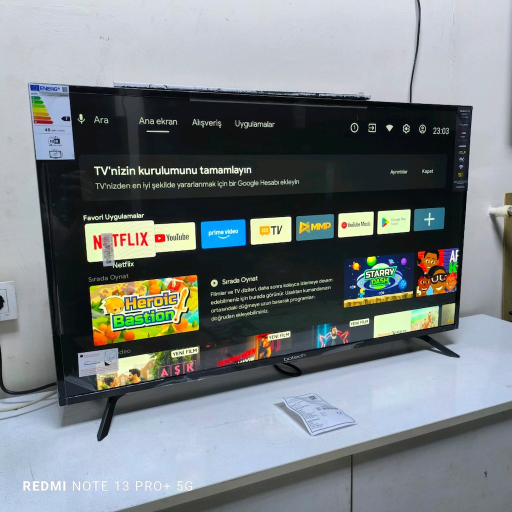 Botech 43" (109 Ekran) Android Smart TV - Sıfır Televizyon kutusunda - 7