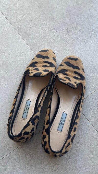 Prada leopar loafer babet