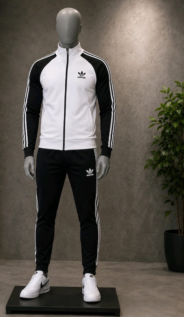 Adidas 3 Çizgili Klasik Eşofman Takımı - SIFIR / A Kalite - 2