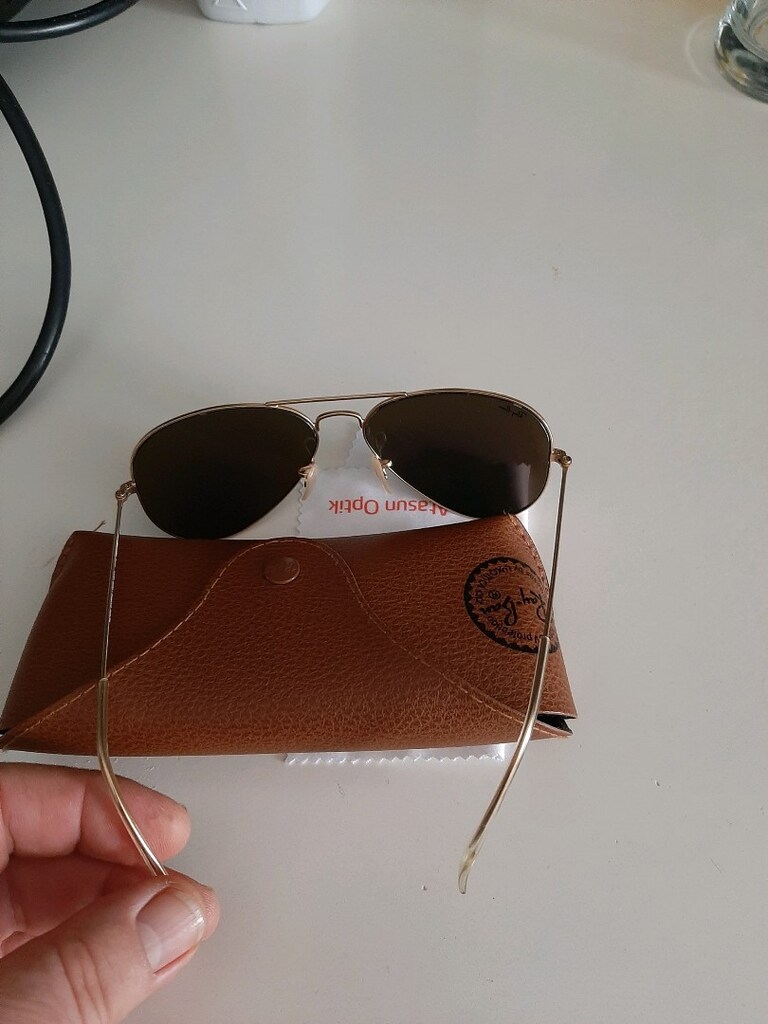 Orjinal Rayban rb3025 aviator large 58/14 güneş gözlüğü - 15