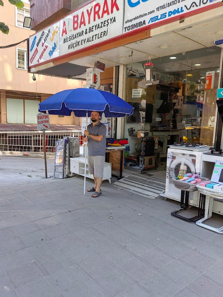 DEV KAMPANYA PLAJ ŞEMSİYESİ ŞEMSİYE KAMP PİKNİK YÜZME KARAVAN MAGAZADA - 13