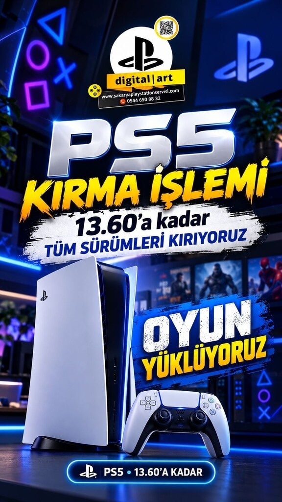 SIFIR PS5 Full Oyunlu Hen Sistem · DIGITAL ART · Sakarya Konsol Mağaza - 4