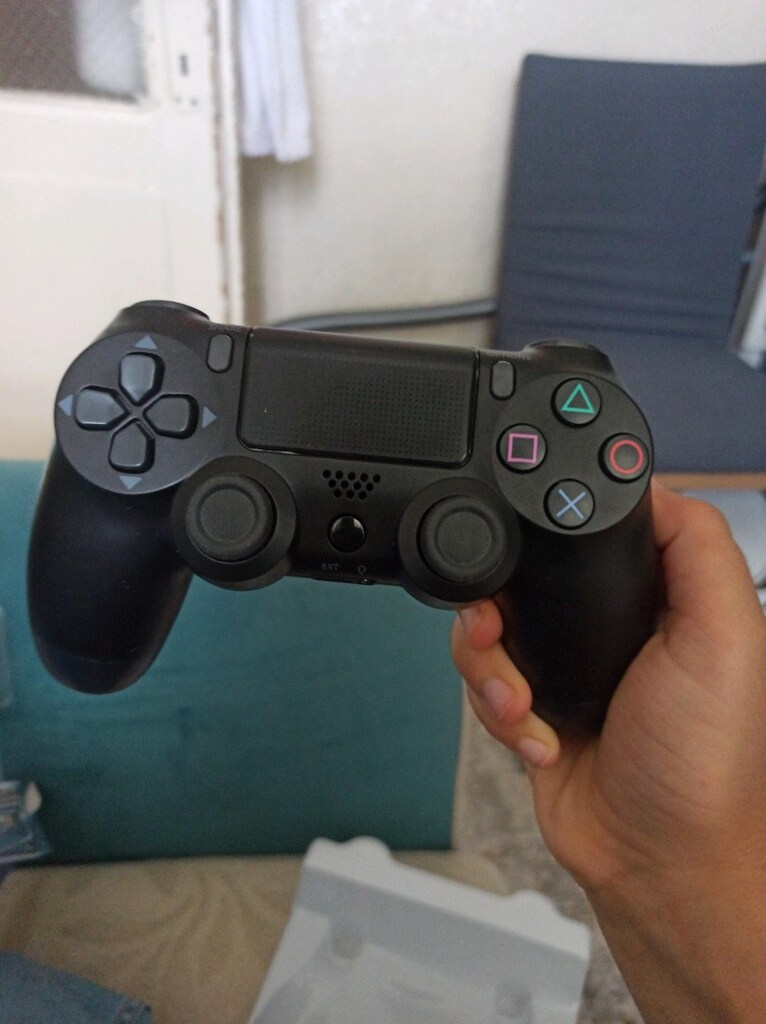 siyah gamepad Bluetooth lu TV PS ve PS4 uyumlu - 4