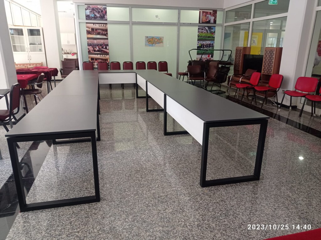 U MASA / ÖĞRETMENLER ODASI MASASI / İSTENİLEN ÖLÇÜ / ARAL OFİS - 5