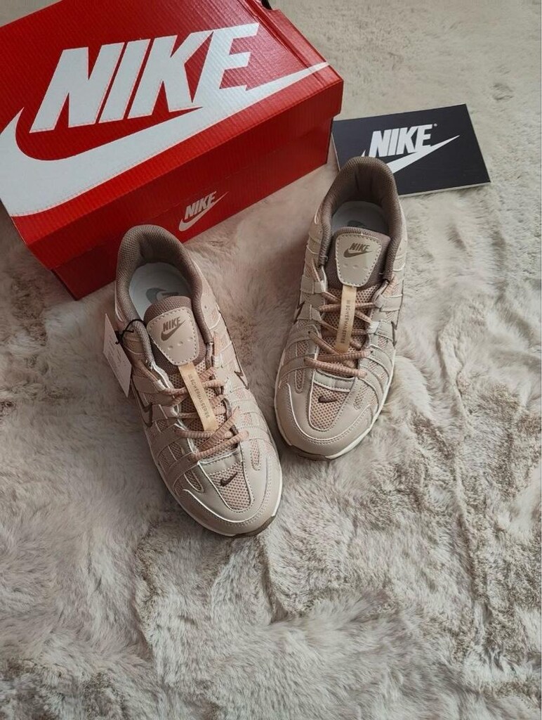‼‼NİKE P-6000 KADIN / KREM KAHVE DETAY
