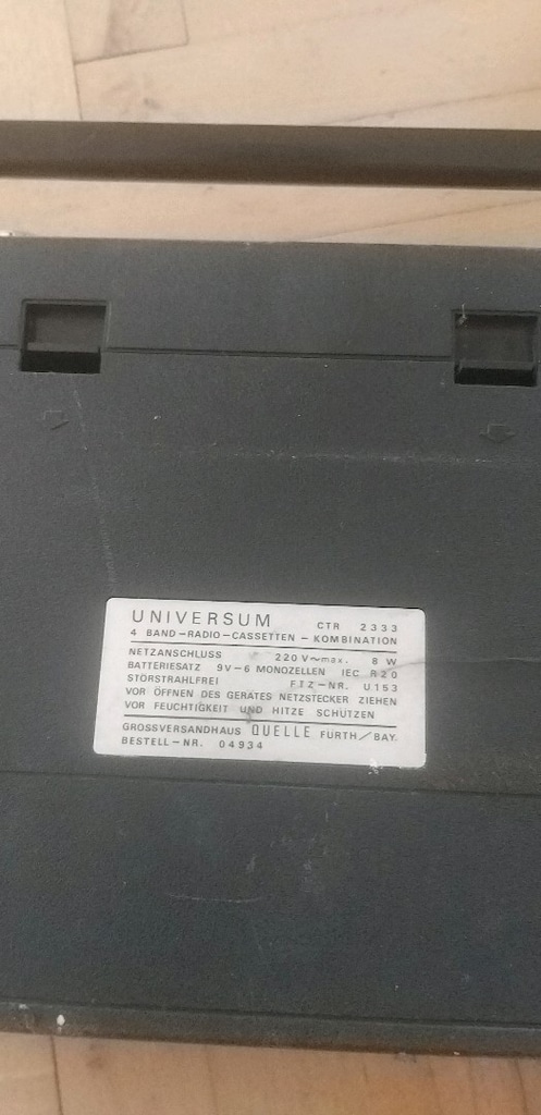UNIVERSUM CTR2333 RADYO KASET - 2